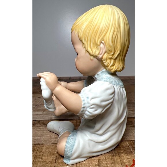 Lenox Babys First Shoes Porcelain Figurine Collectors Edition 1990 - Picture 5 of 10